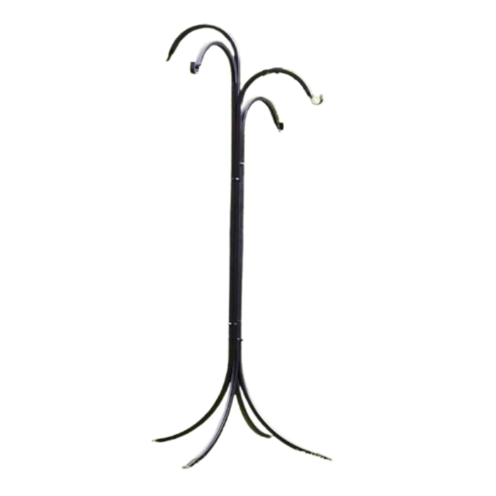 Smart Garden Products Tuinstandaard 4 haken - voedersilo's - metaal - zwart