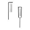 Meuwissen Agro Zwarte metalen regenmeters  - Inclusief glaasje - 120 cm