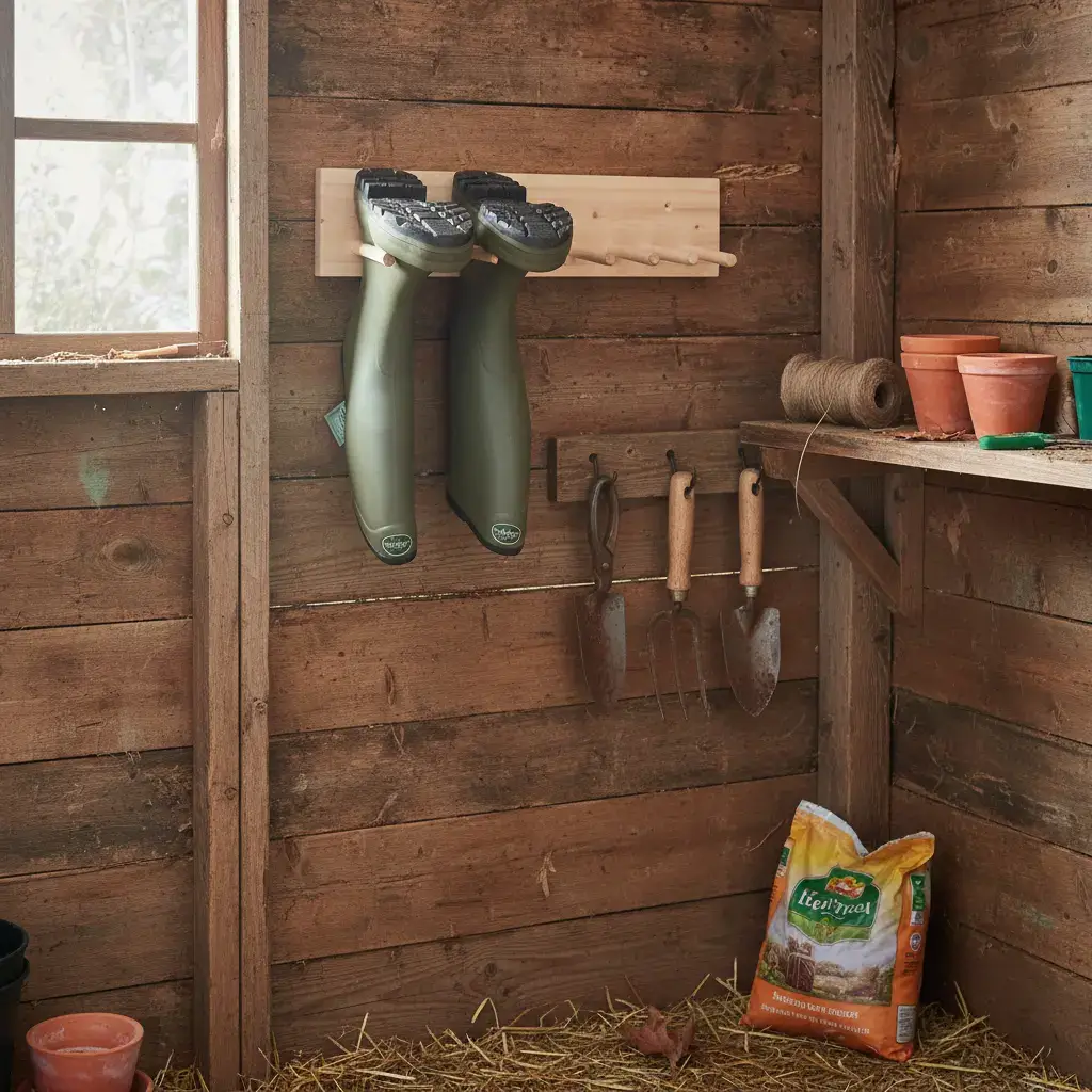 De Wiltfang Laarzenrek hangend - 60 cm - 2 paar laarzen