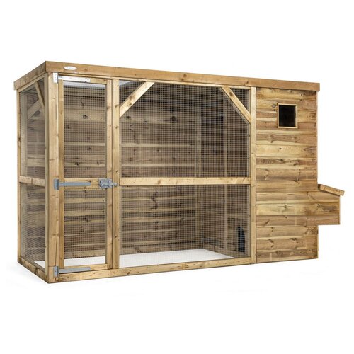 Voldux Kippenhok Toon - 300 x 120 x 190 cm - Met nachtverblijf