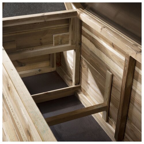 Voldux Kippenhok Fenne & Finn - 190 x 88 x 84 cm - Legnest