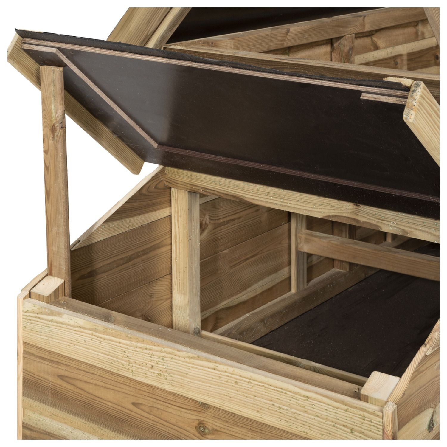 Voldux Kippenhok Fenne & Finn - 190 x 88 x 84 cm - Legnest