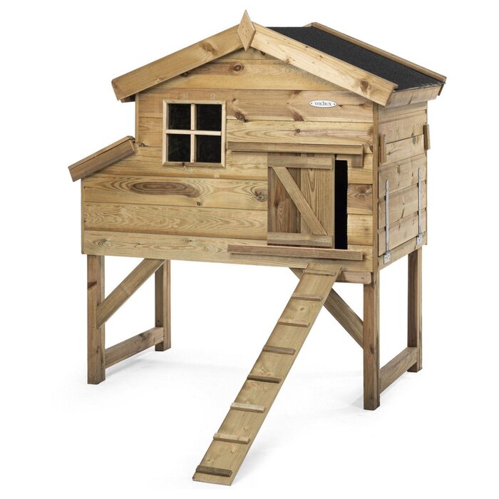 Voldux Kippenhok Jasper - 140 x 90 x 165 cm - Geïmpregneerd hout