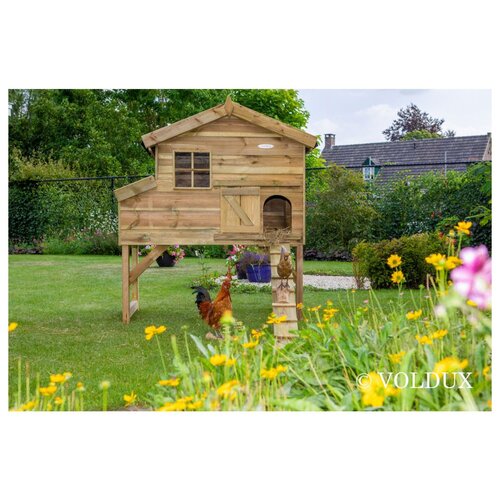 Voldux Kippenhok Jasper - 140 x 90 x 165 cm - Geïmpregneerd hout