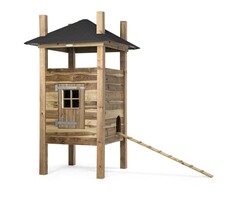 Voldux Hooiberg kippenhok Fem - 125 x 125 x 225 cm - Inclusief hooiopslag