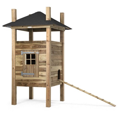 Voldux Hooiberg kippenhok Fem - 125 x 125 x 225 cm - Inclusief hooiopslag