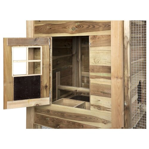 Voldux Hooiberg kippenhok Fem - 125 x 125 x 225 cm - Inclusief hooiopslag