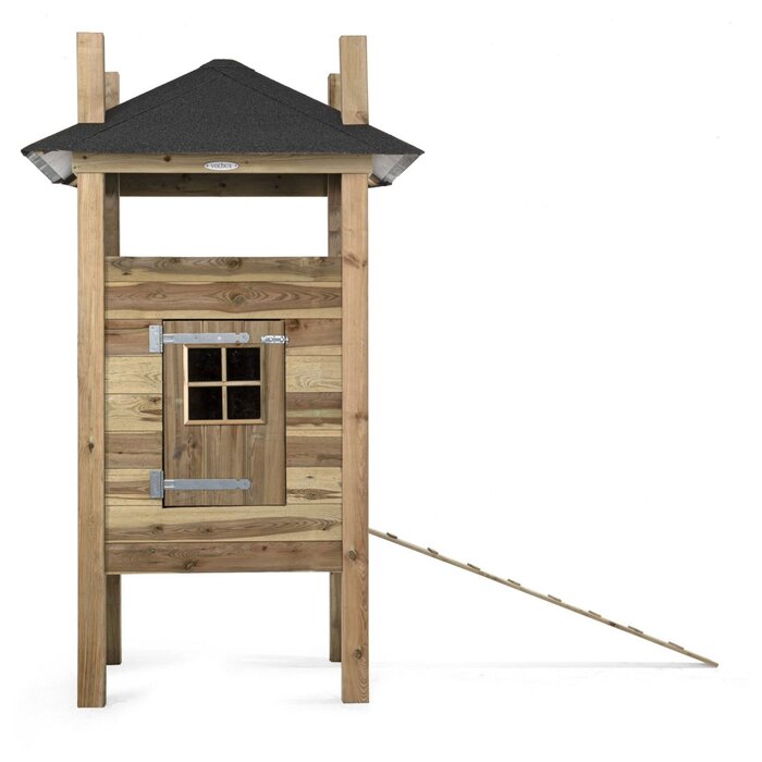 Voldux Hooiberg kippenhok Fem - 125 x 125 x 225 cm - Inclusief hooiopslag