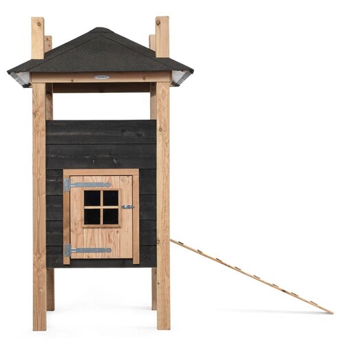 Voldux Hooiberg kippenhok Teun - 125 x 125 x 225 cm - Inclusief hooiopslag