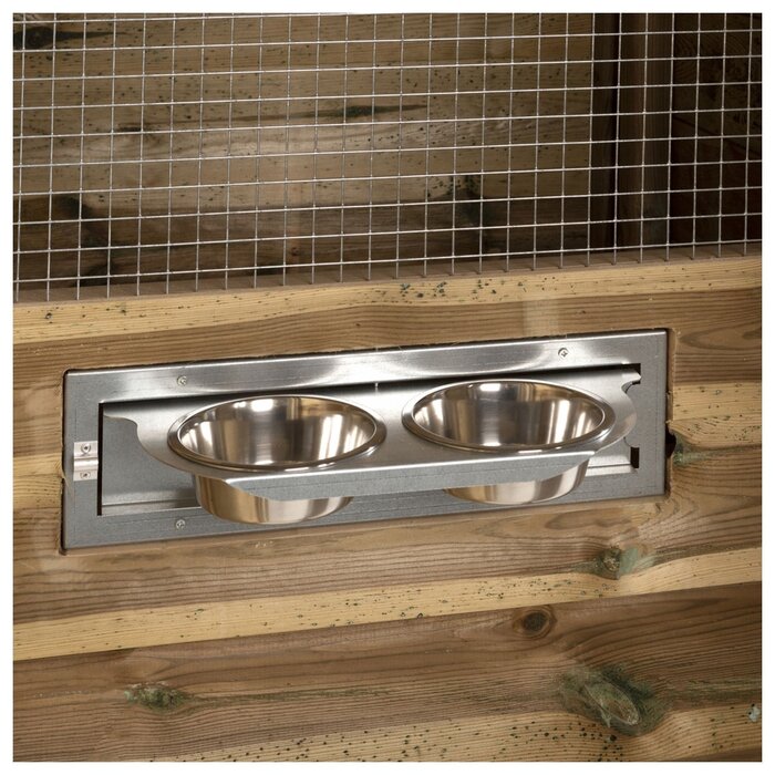 Voldux Volière Thomas - 289 x 220 x 190 cm - Zwart aluminium