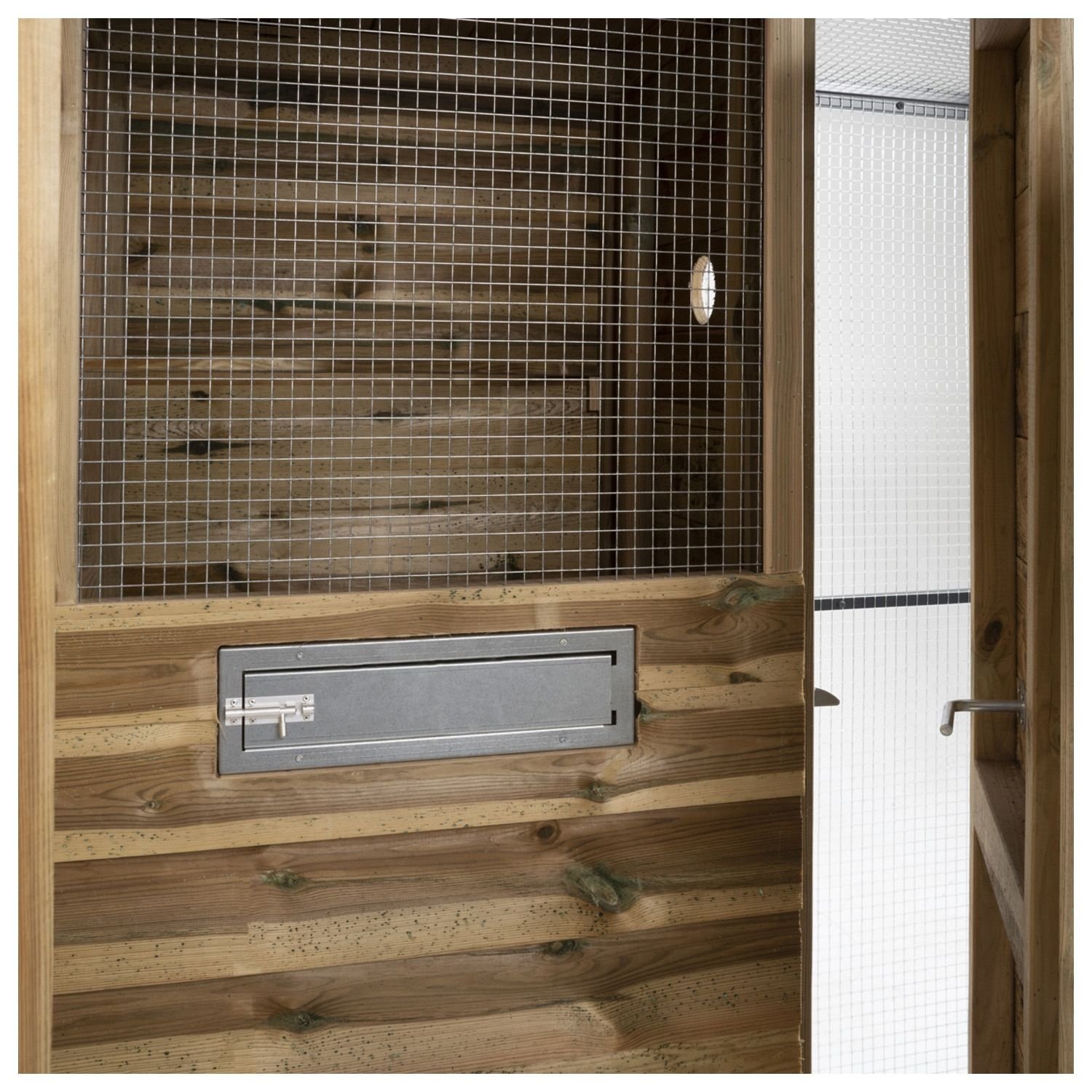 Voldux Volière Thomas - 289 x 220 x 190 cm - Zwart aluminium