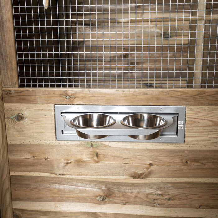 Voldux Volière R10 - 391 x 200 x 190 cm - Zwart aluminium