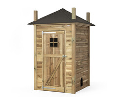 Voldux Hooiberg kippenhok Eline - 150 x 150 x 225 cm - Geïmpregneerd hout