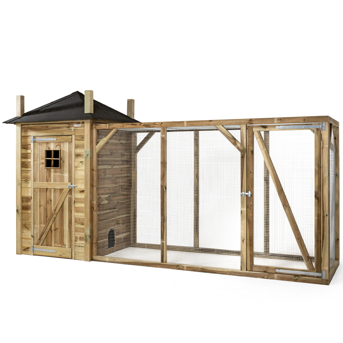 Voldux Hooiberg kippenhok Eline - 150 x 150 x 225 cm - Geïmpregneerd hout