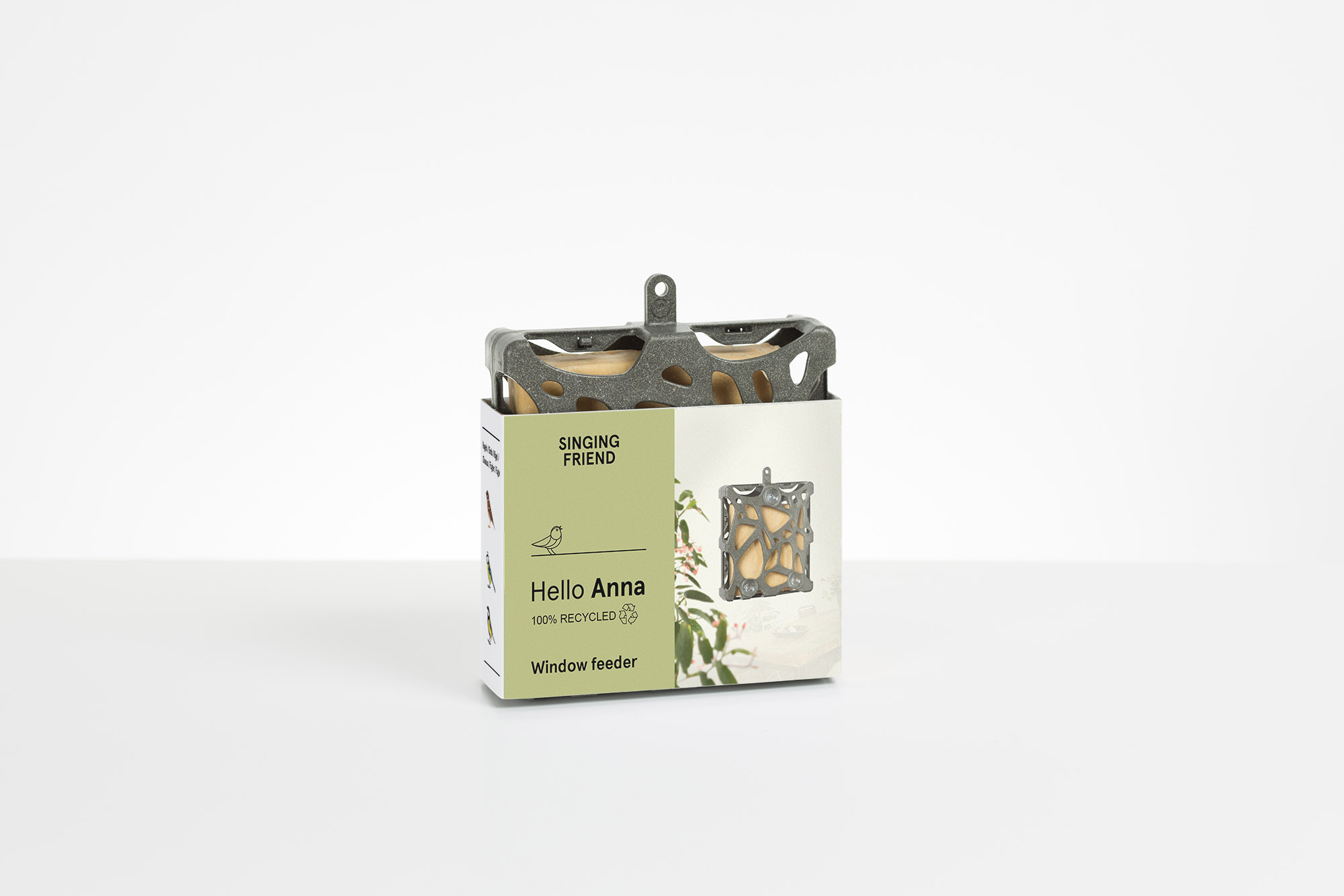 Singing Friend Anna - Vetblokhouder - Hangend of aan raam
