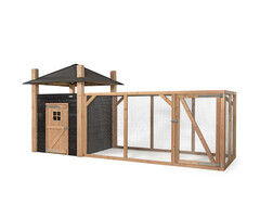 Voldux Hooiberg kippenhok Niek - 175 x 175 x 225 cm - Inclusief hooiopslag