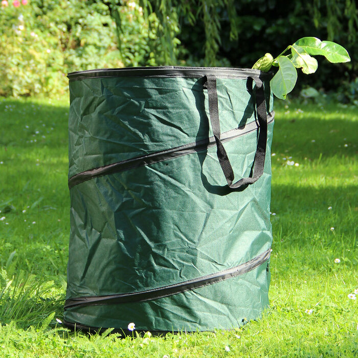 Videx Pop-up tuinafvalzak - 150 liter - Taupe en Groen - 68 x 53 cm
