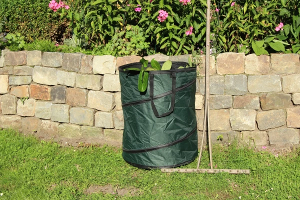 Videx Pop-up tuinafvalzak - 150 liter - Taupe en Groen - 68 x 53 cm