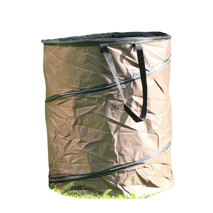Videx Pop-up tuinafvalzak - 150 liter - Taupe en Groen - 68 x 53 cm