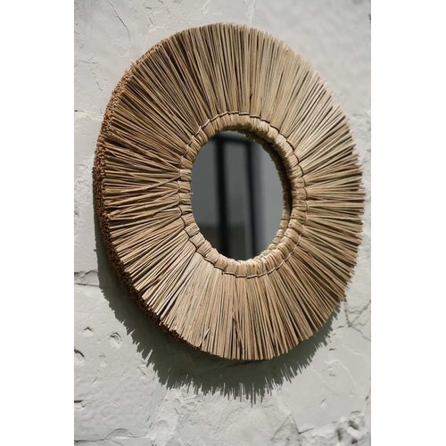 Bazar Bizar Alang Alang spiegel - 45 cm - Binnen - Buiten