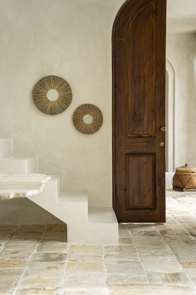 Bazar Bizar Alang Alang spiegel - 45 cm - Binnen - Buiten