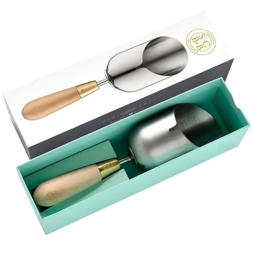 Burgon & Ball Compostschepje - Sophie Conran - RVS en beukenhout