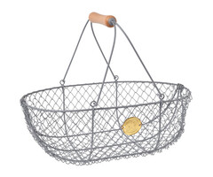 Burgon & Ball Sophie Conran Oogstmand - Grijs - 37 cm x 26 cm