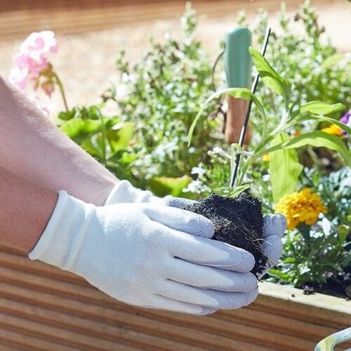 Smart Garden Products Bamboe tuinhandschoenen - Lila - Small & Medium