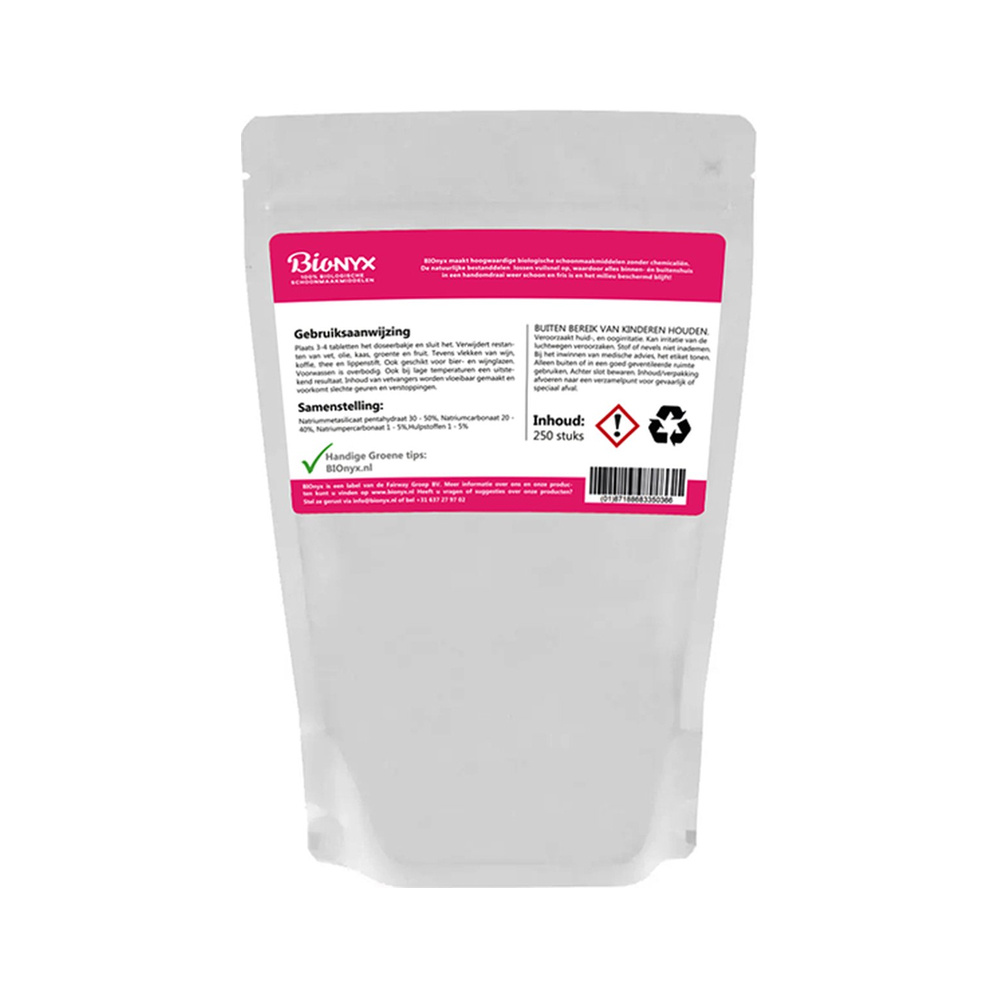 Bionyx Vaatwastabletten - 1 kg - 6 maanden - 100% biologisch