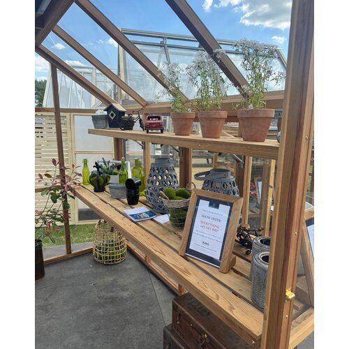 Gabriel Ash Classic "Six" - 188 cm breed - cederhout - Openslaande deur