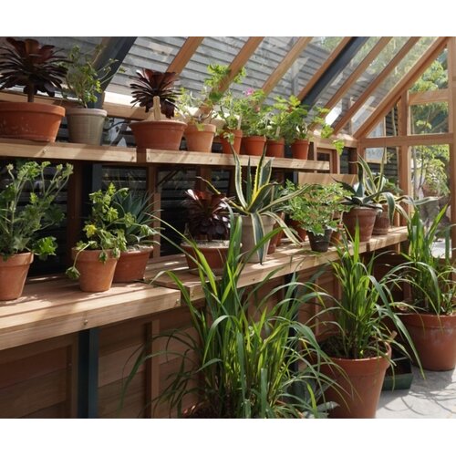 Gabriel Ash RHS kweektafel - RHS Tuinkas - werktafels