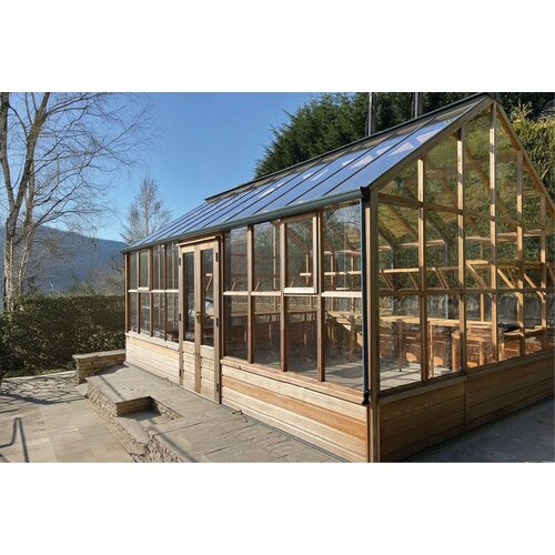 Gabriel Ash Planthouse "Twelve" - verhoogde kweekkas (3359mm) - Breed 3606mm