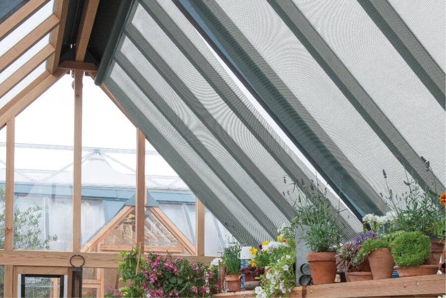 Gabriel Ash Classic "Ten" - 303 cm breed - Schuifdeur - houten tuinkas