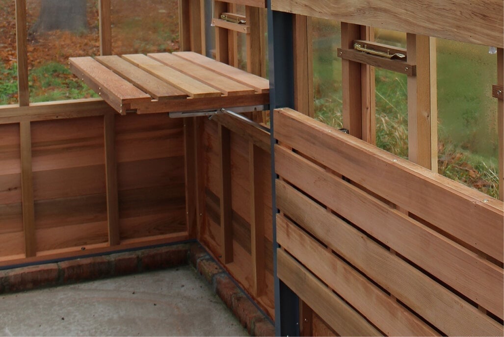 Gabriel Ash Classic "Lean-To Eight" - 240 cm breed - halve kweekkas