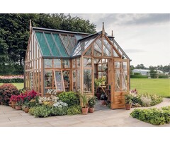Gabriel Ash Cotswold  "Grand Portico"  Planthouse - Tuinkas met portiek - fruitbomen kweken