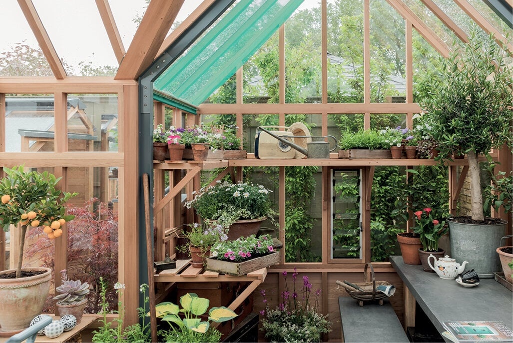 Gabriel Ash Cotswold "Portico" Planthouse - portiek - royale kas - citrusbomen kweken - Copy