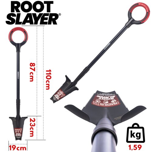 Root Slayer PRO Tuinspade - 110 cm - Massieve versie - Radius Garden