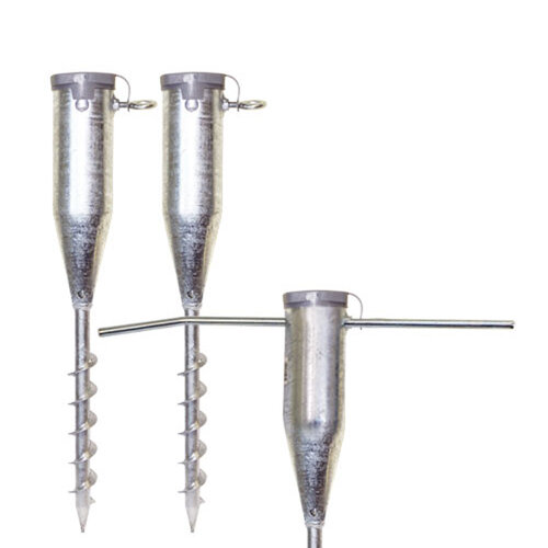 Hermic Parasolhouder verzinkt - 25,5 tot 65 mm - Vlaggenmast