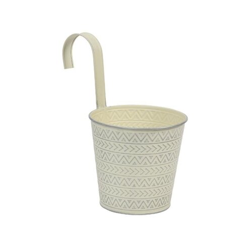 Smart Garden Products Hangpot Aztec - 2 kleuren - Metalen hangpot - 15 cm