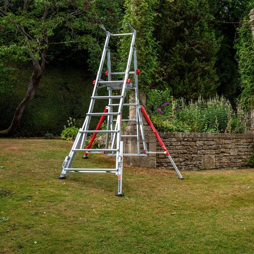 Henchman Telescopische Platformladder - All Terrain - Verstelbaar - Tot 150 kg - Professioneel