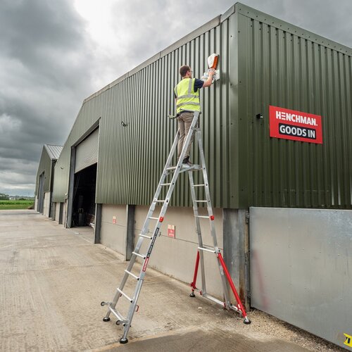 Henchman Telescopische Platformladder - All Terrain - Verstelbaar - Tot 150 kg - Professioneel