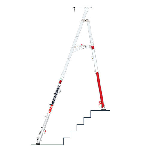 Henchman Telescopische Platformladder - All Terrain - Verstelbaar - Tot 150 kg - Professioneel