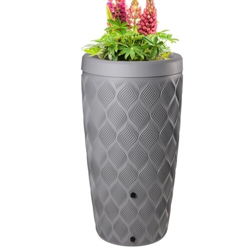 Meuwissen Agro Delta regenton - 240 liter - 5 kleuren - Inclusief plantenbak