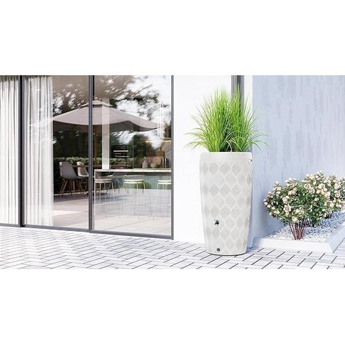 Meuwissen Agro Delta regenton - 240 liter - 5 kleuren - Inclusief plantenbak