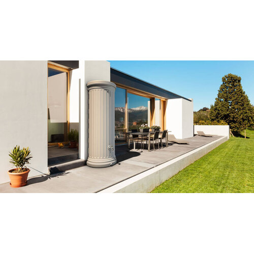 Garantia Column regenton - 330 t/m 2000 liter - Zuilvormig met messing tapkraan