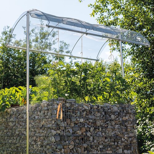 Bellissa Overkapping voor groenten/tomaten - Groentebescherming - incl. telescopische groeispiralen