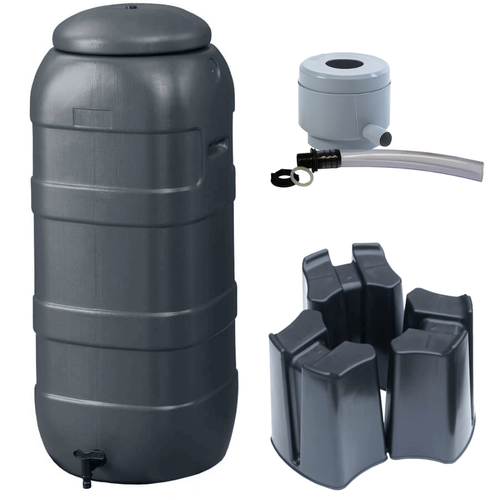 Harcostar Regenton set Rainsaver - Antraciet of groen - 100 liter - Compleet