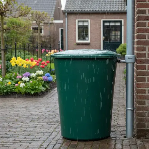 Harcostar Regenton set Rainsaver - Antraciet of groen - 100 liter - Compleet