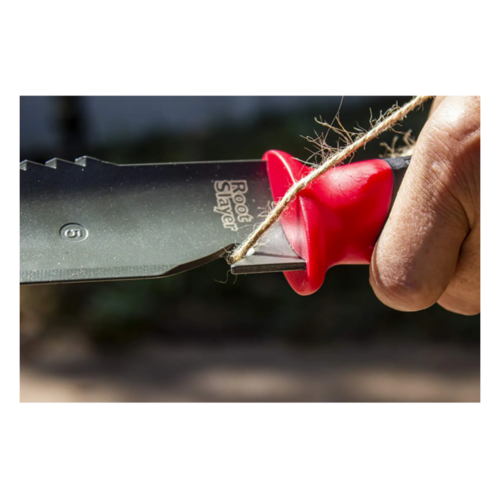 Root Slayer Onkruidmes - smalle handschep - penwortelschep - handzaagje