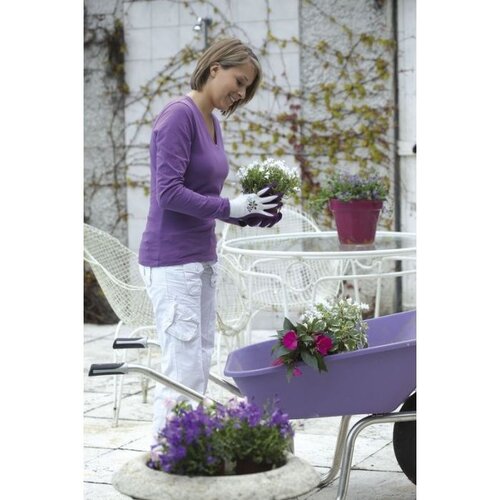Rostaing Bloemenhandschoenen NERINE – Comfortabele Allround Tuinhandschoen - Paars